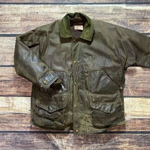 ❌SOLD❌ CC Filson Upland Tin Cloth Coat & Wool Liner Hunting Jacket Shelter Fowl